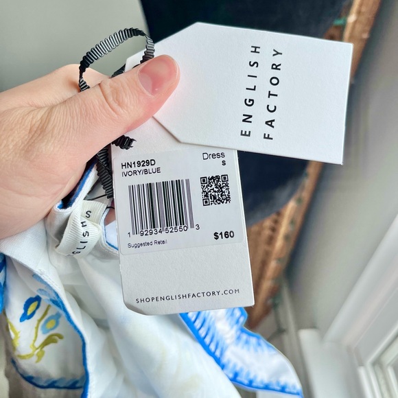 NWT English Factory EMBROIDERED MIDI DRESS - Picture 12 of 13